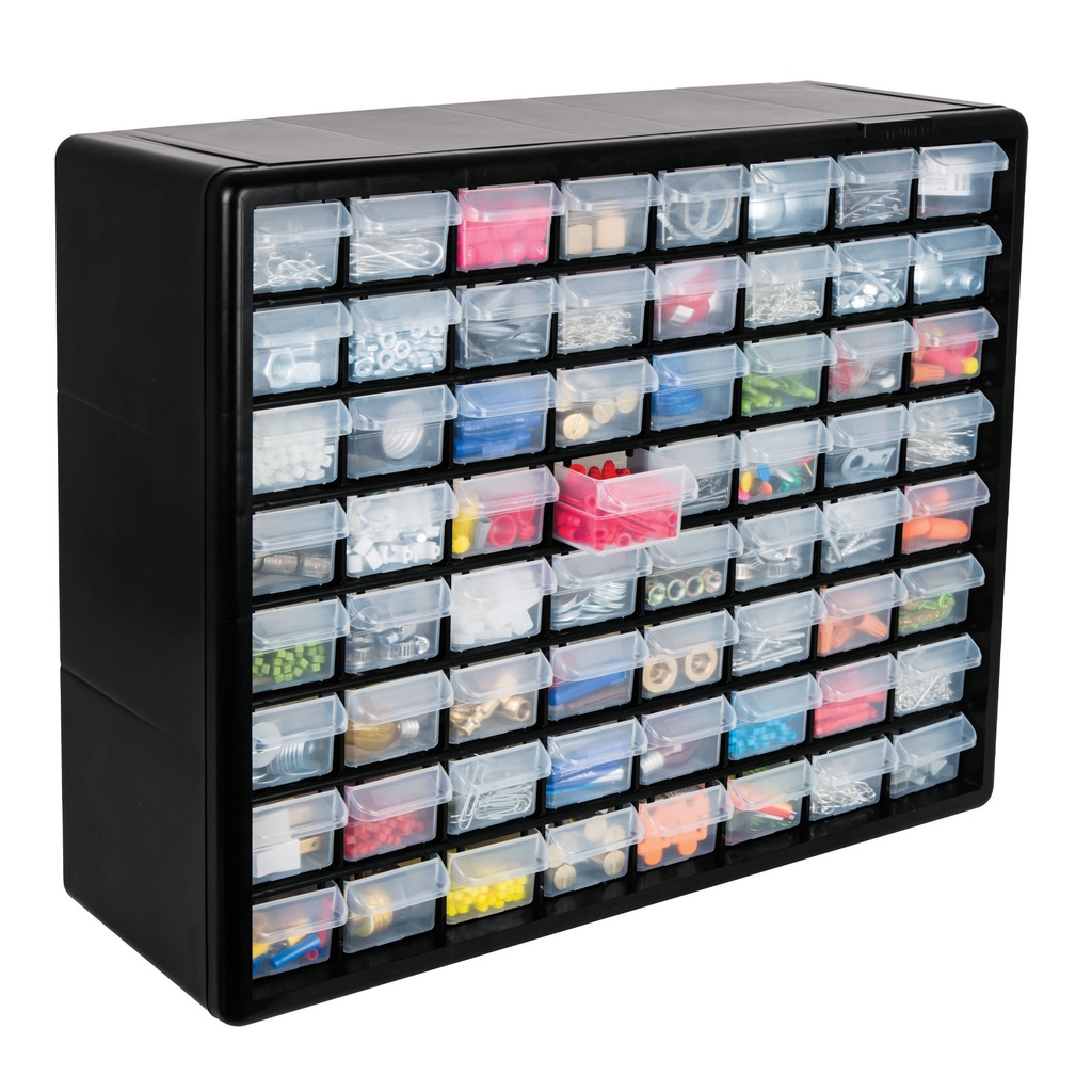 Organizador con 64 gavetas, Truper