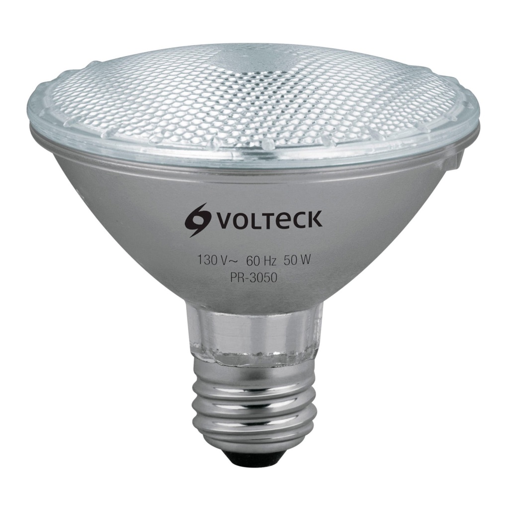 Lámpara de halógeno 50 W tipo PAR 30, en caja, Volteck
