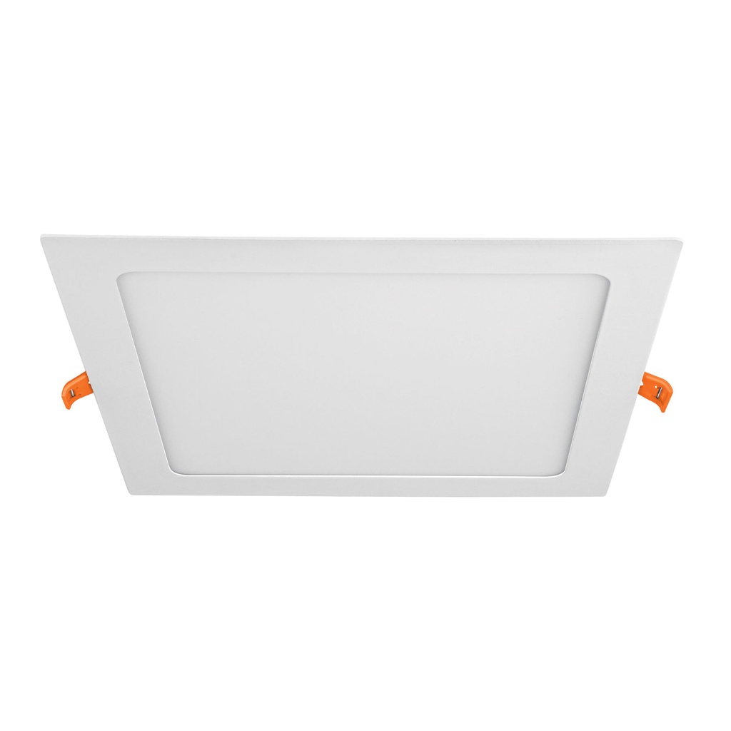 Luminario ultra delgado LED 18W empotrar cuadrado luz cálida