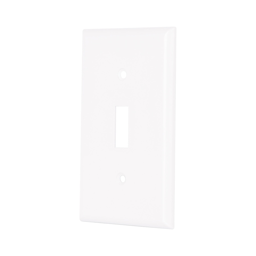 Placa de ABS para interruptor vertical, Standard, blanco