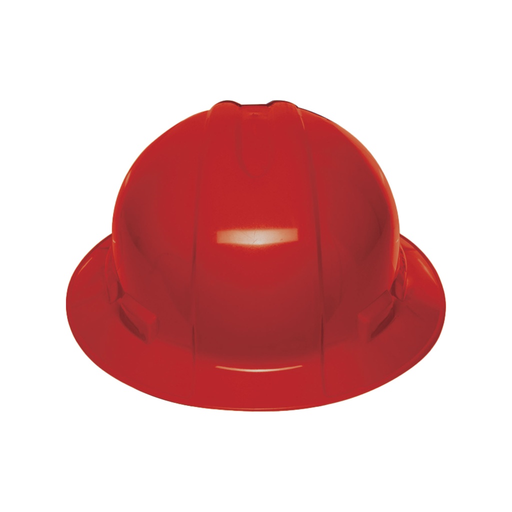 Casco de seguridad ala ancha, rojo, Truper