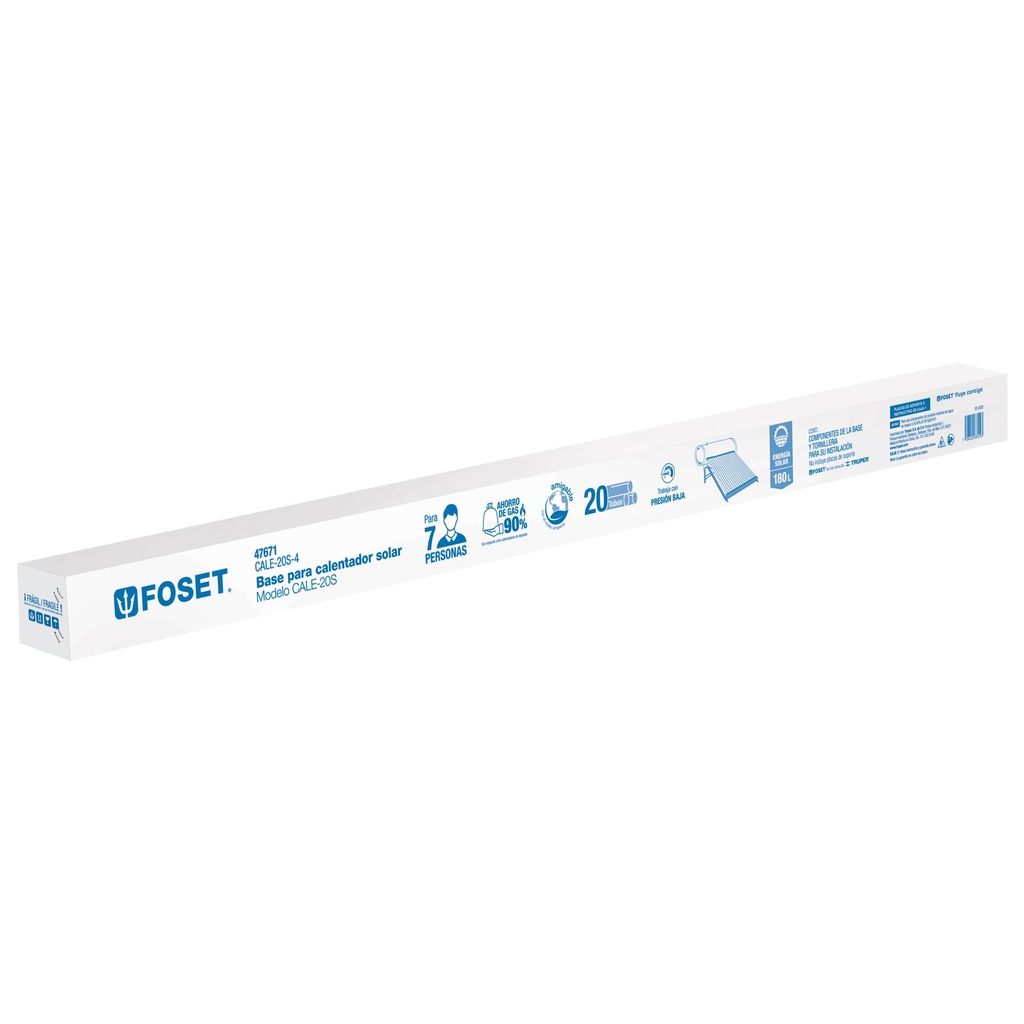 Caja de empaque de repuesto para base CALE-20S, Foset