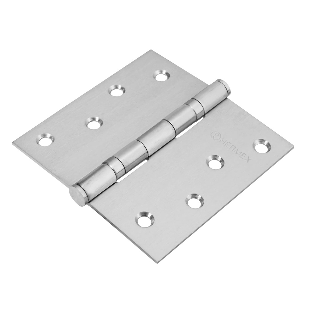 [43229] Bisagra cuadrada 4' acero inoxidable, plana, Hermex