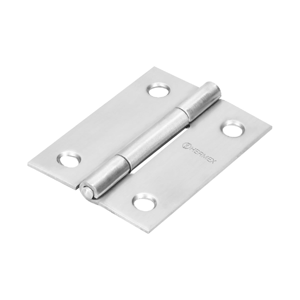 Bisagra rectangular 2' acero inoxidable, Hermex