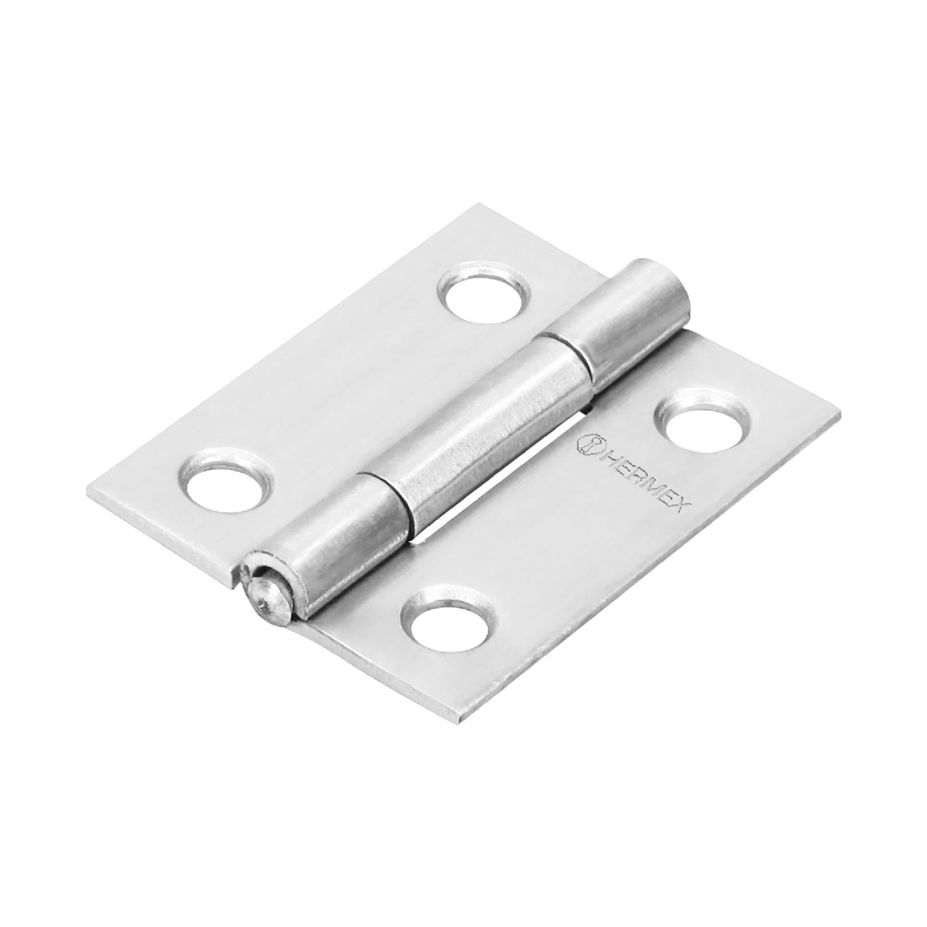 Bisagra rectangular 1-1/2' acero inoxidable, Hermex