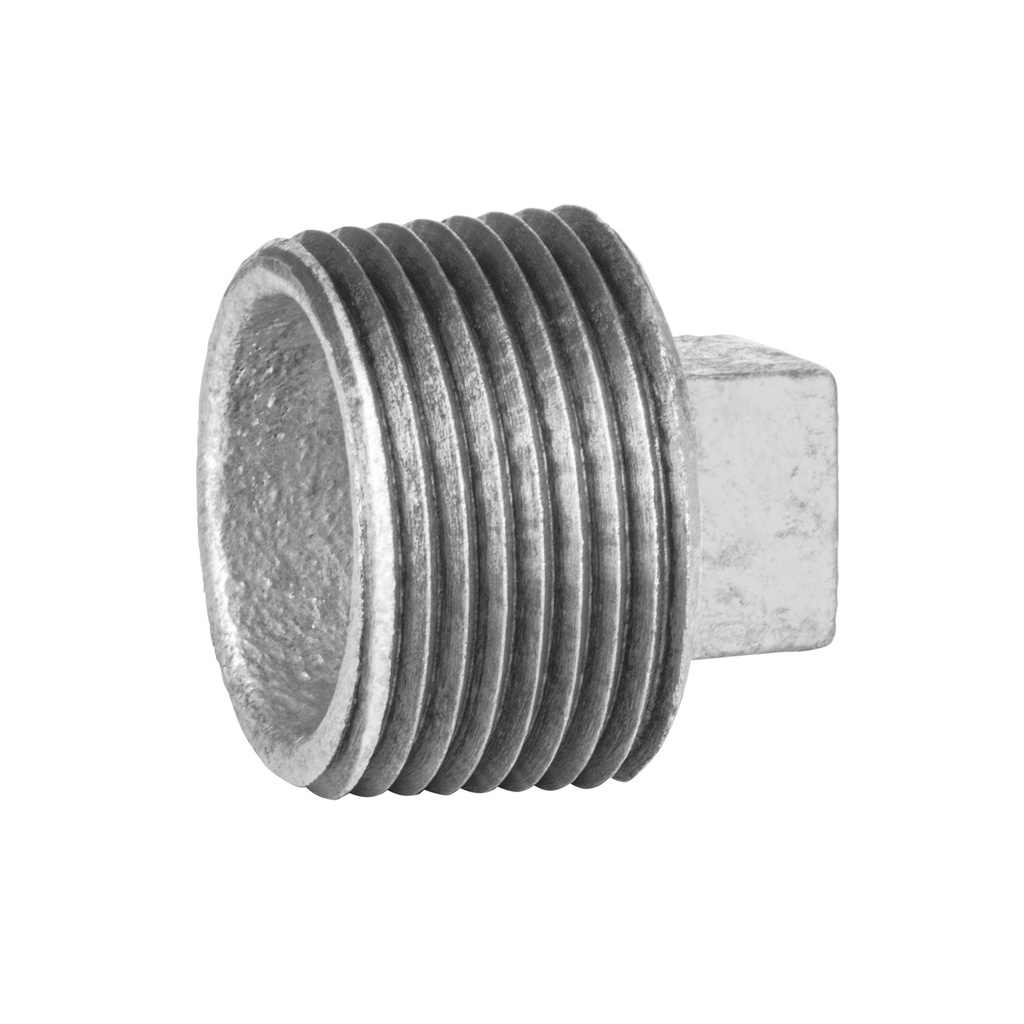 Tapón macho 3/4' de acero galvanizado, Foset