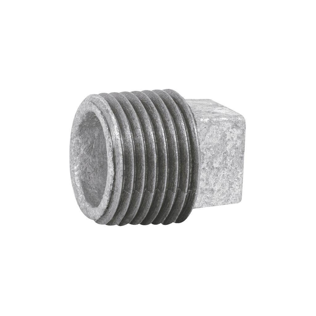 Tapón macho 1/2' de acero galvanizado, Foset