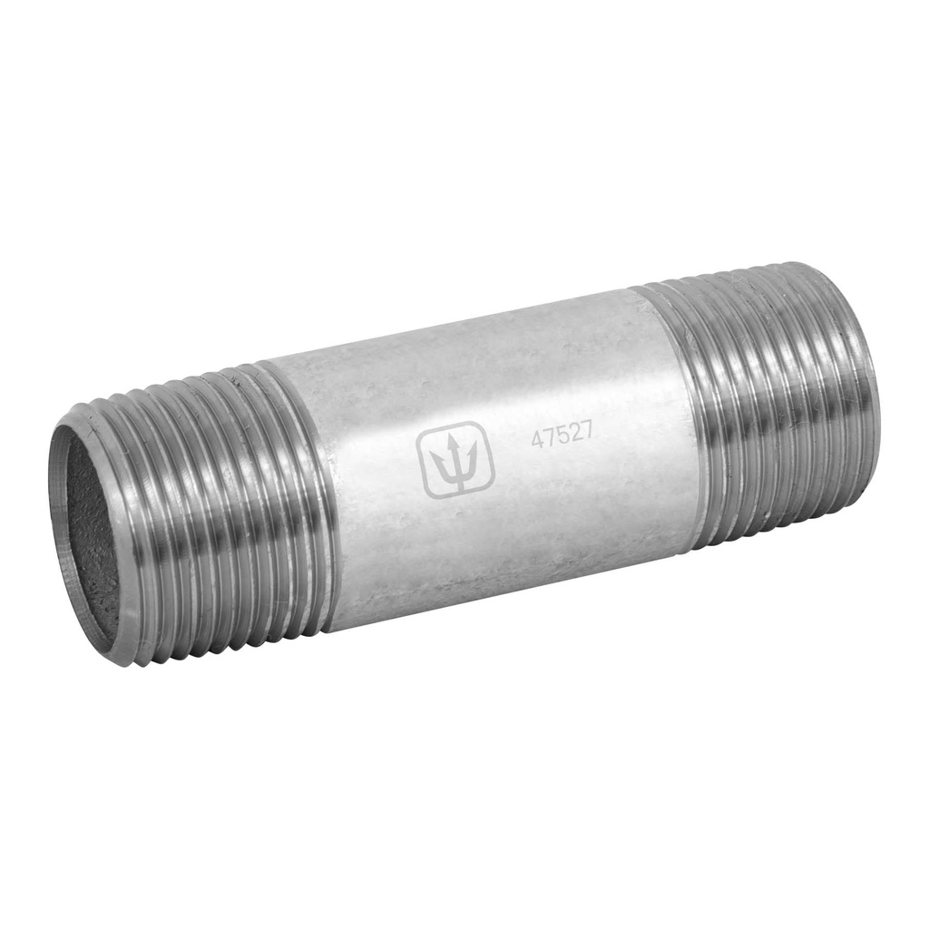 Niple de acero galvanizado 3/4' x 3', Foset