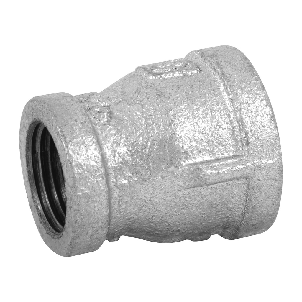 Reducción campana acero galvanizado 3/4' x 1/2', Foset