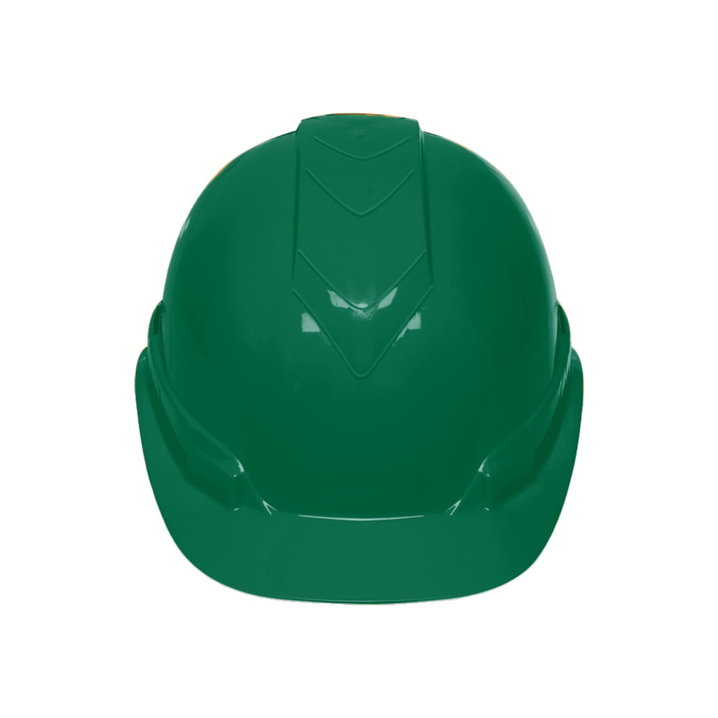 Casco de seguridad, ajuste de matraca, verde, Truper