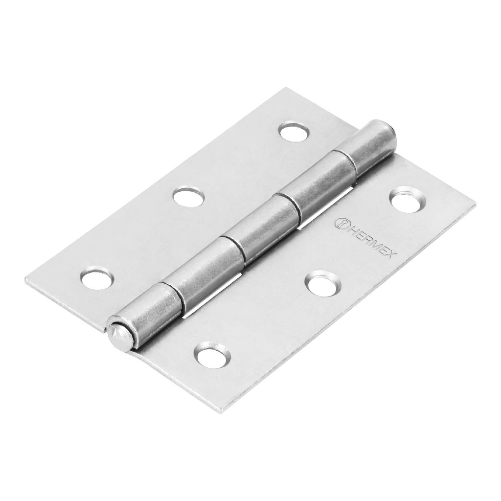 [43190] Bisagra rectangular 3-1/2' acero pulido, Hermex