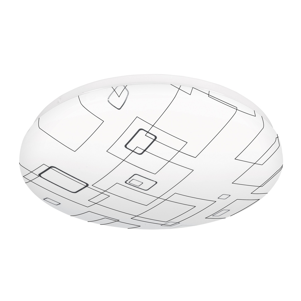 Luminario LED 18 W plafón decorativo cuadros luz día