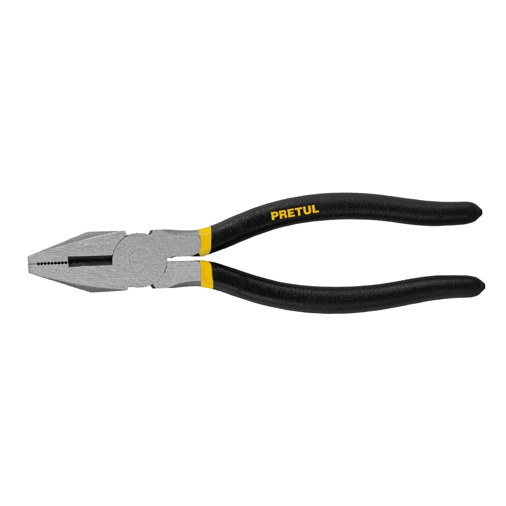 Pinza para electricista 8' mango de vinil, Pretul