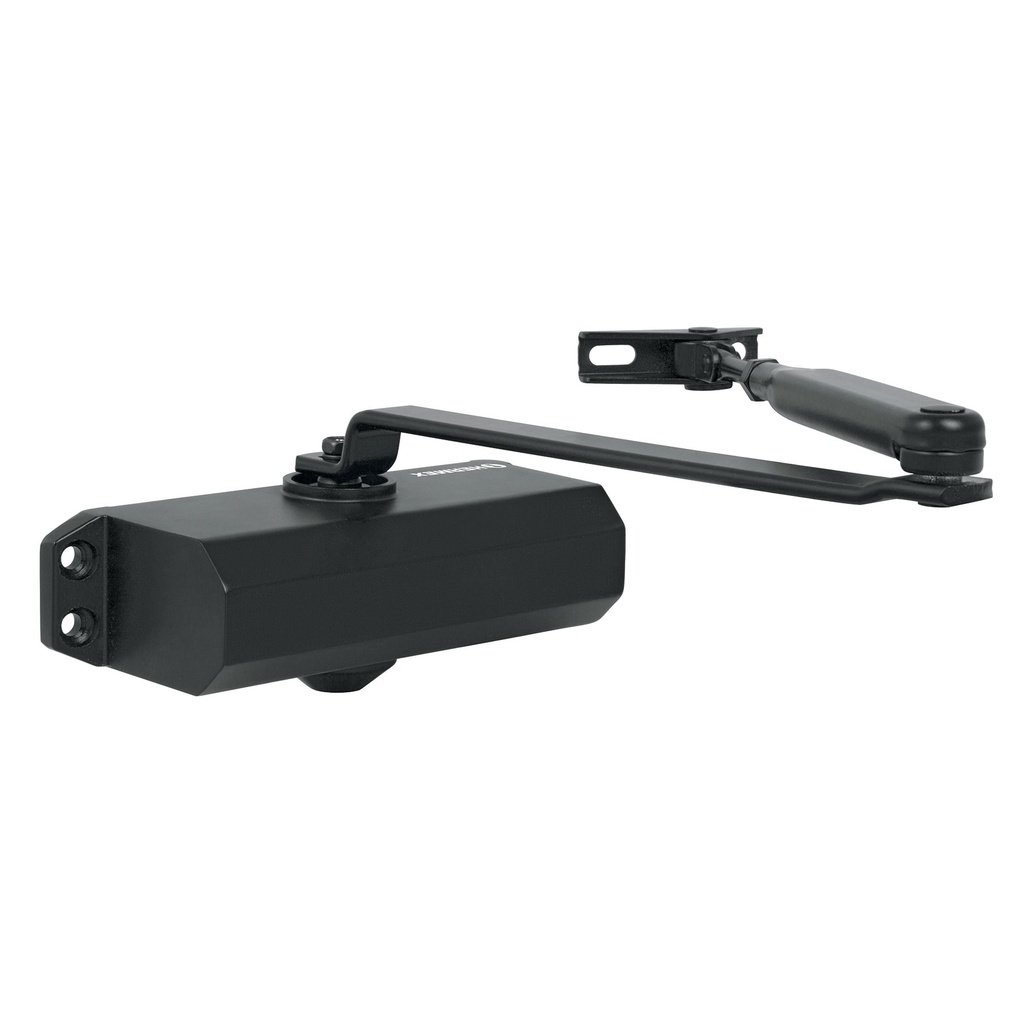 Cierra puertas hidráulico color negro, Hermex