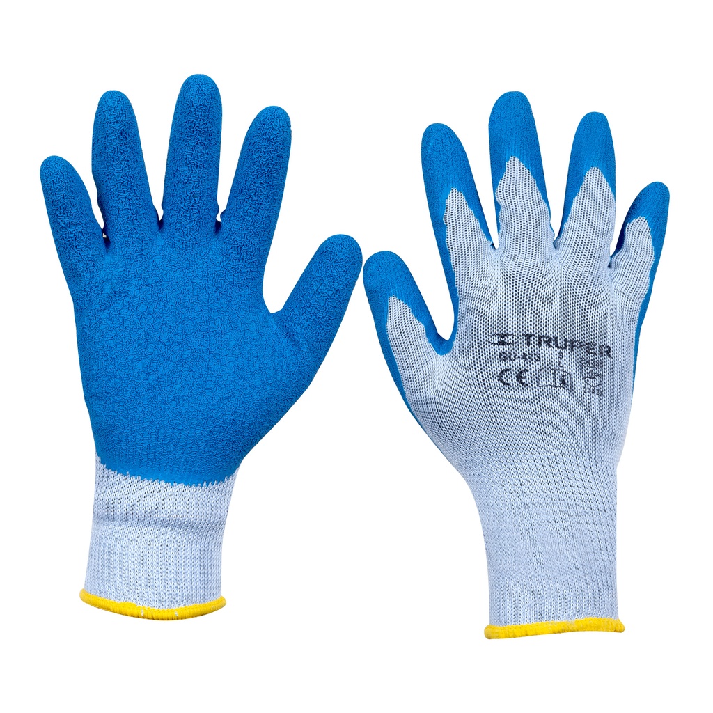 Guantes de poliéster recubiertos de latex, G, Truper