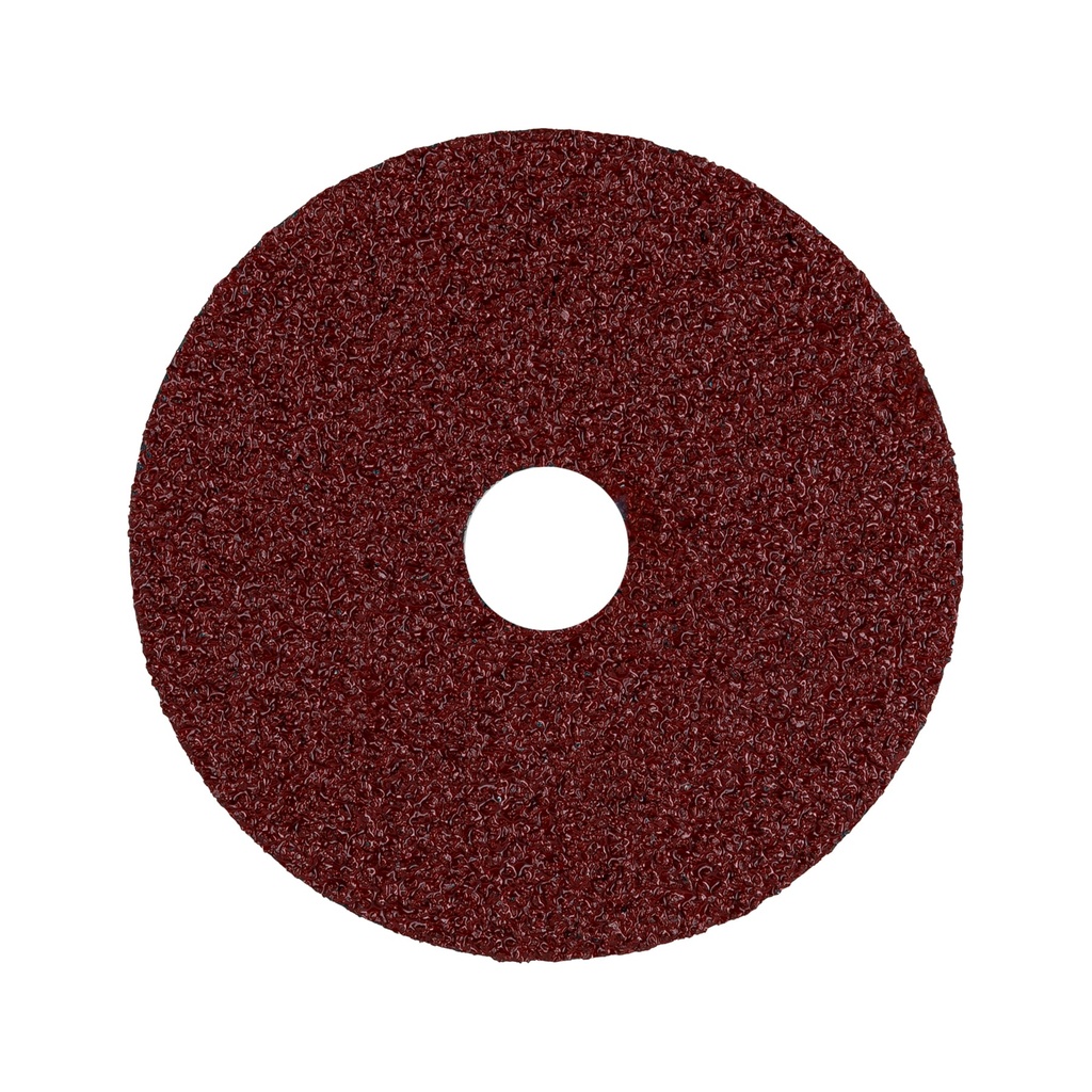 [100124] Disco de lija 4-1/2' con respaldo de fibra, grano 24, Truper