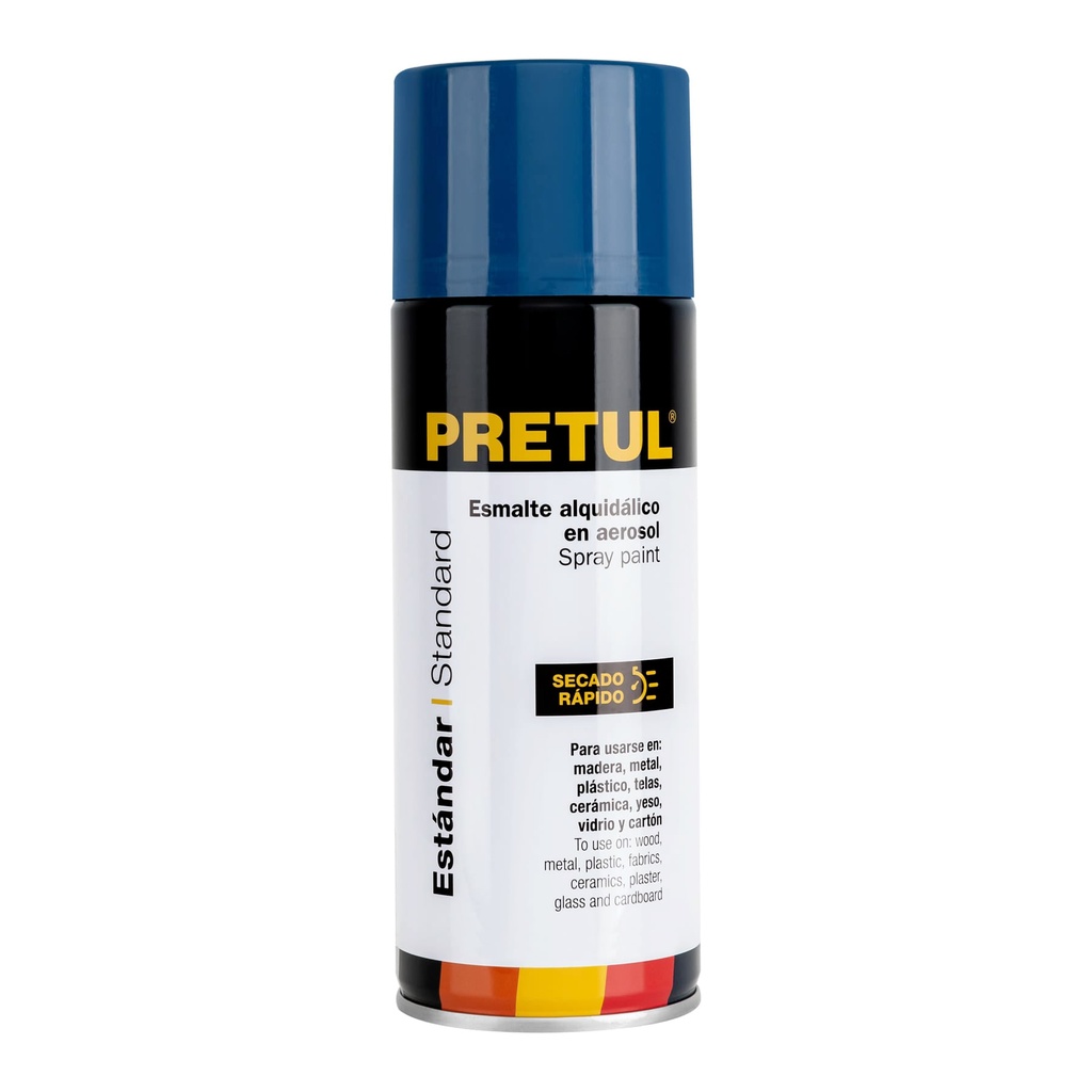 Pintura en aerosol, azul ultramar, bote esbelto,400ml,Pretul