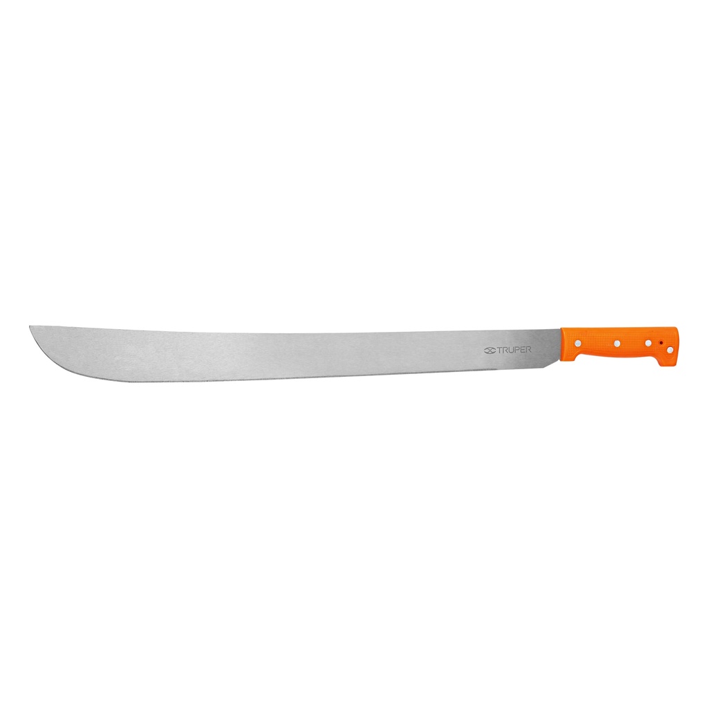 Machete estándar 24' cacha naranja remachada, Truper