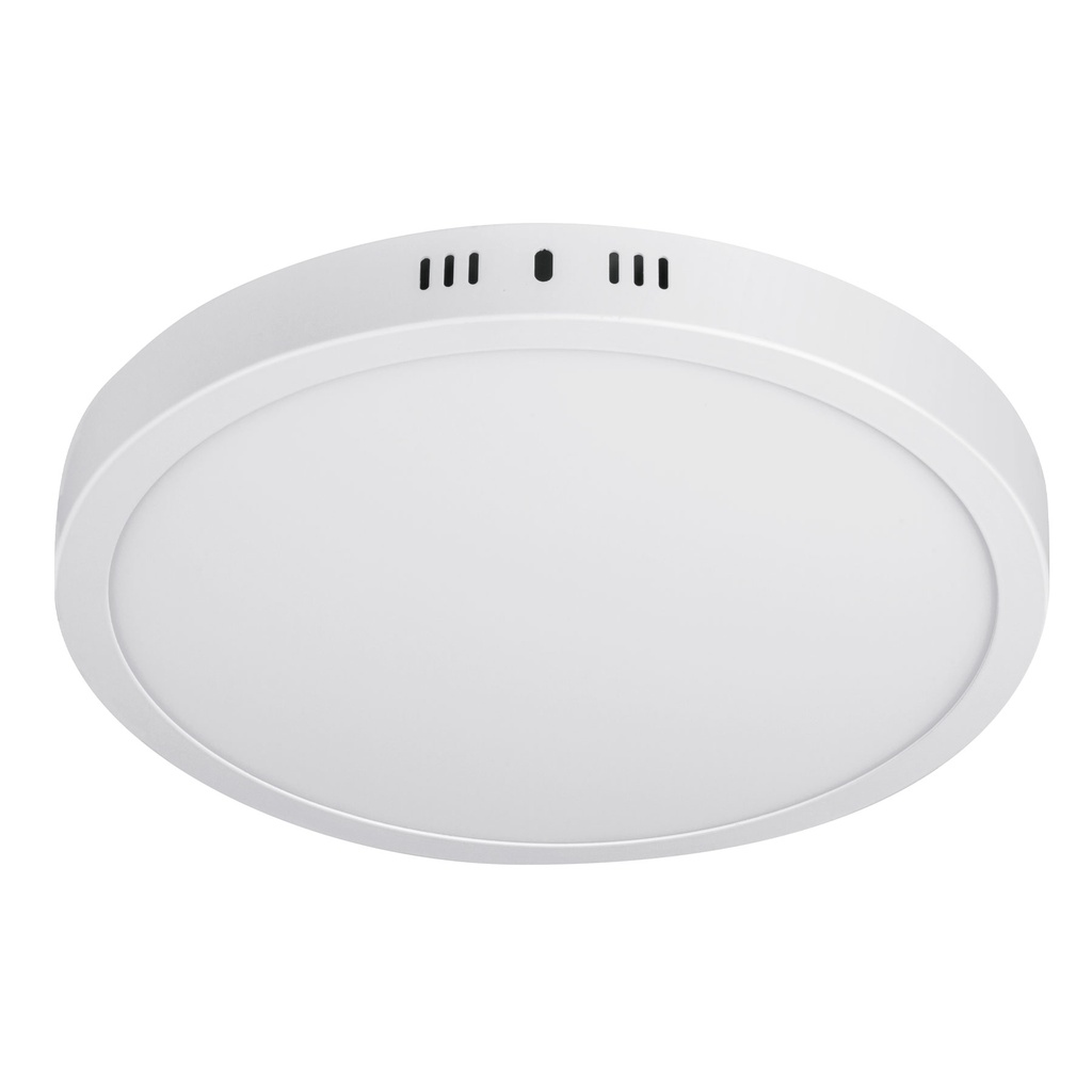 Luminario blanco de LED 24 W redondo tipo plafón luz de día