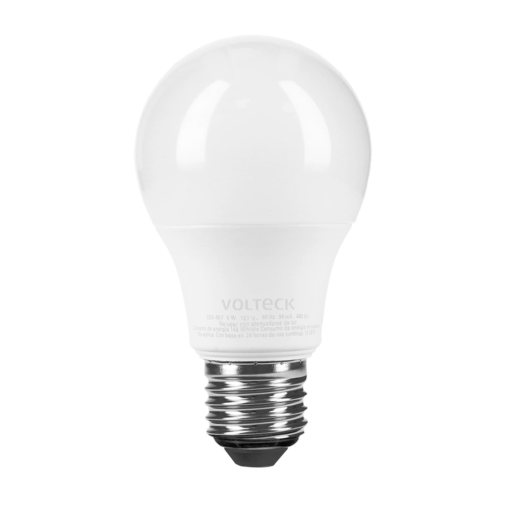 Lámpara LED A19 6 W (equiv. 40 W), luz de día, blíster