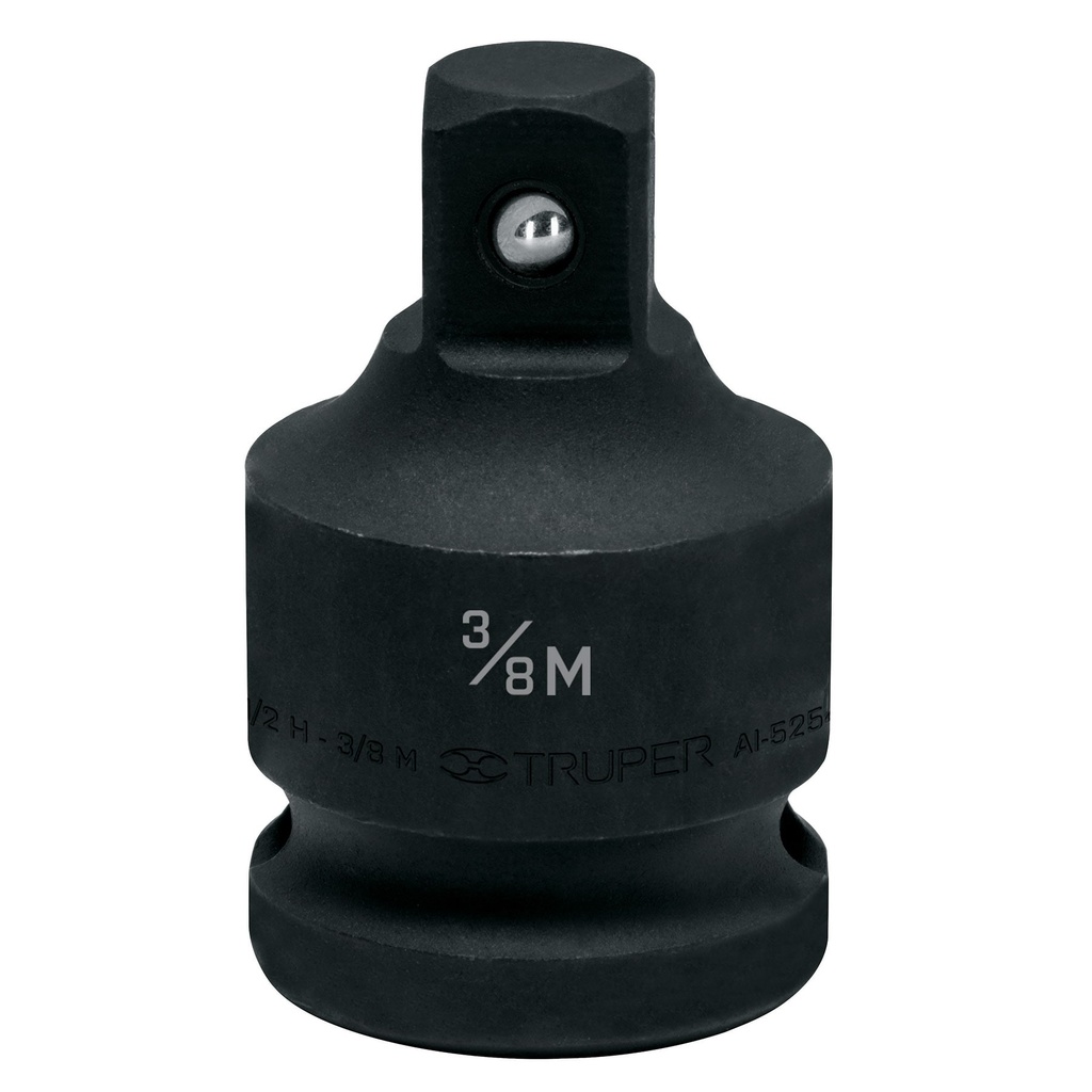 Adaptador de impacto 1/2' (H) x 3/8' (M), Truper