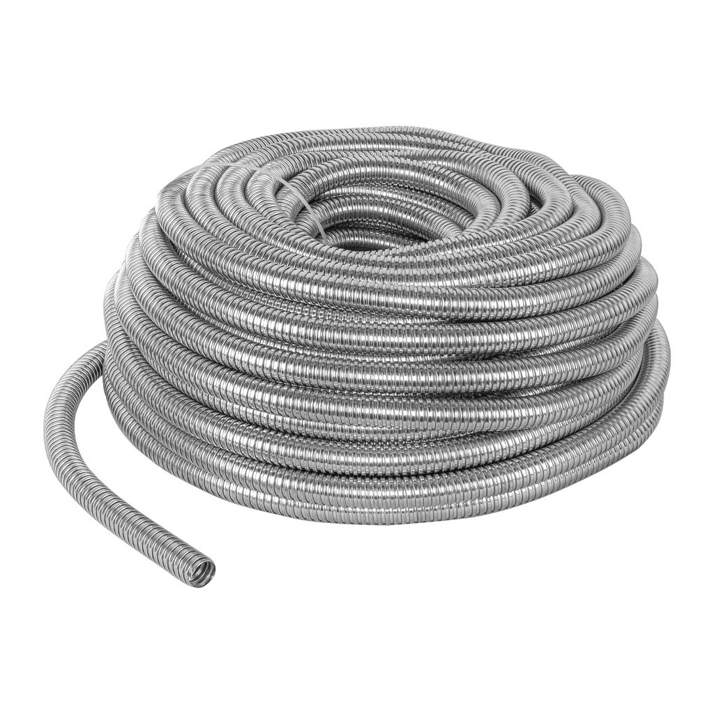 Rollo de 50 m de tubo flexible metálico de 3/4', Volteck