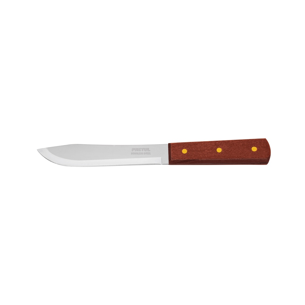 Cuchillo cebollero 6' mango de madera, Pretul