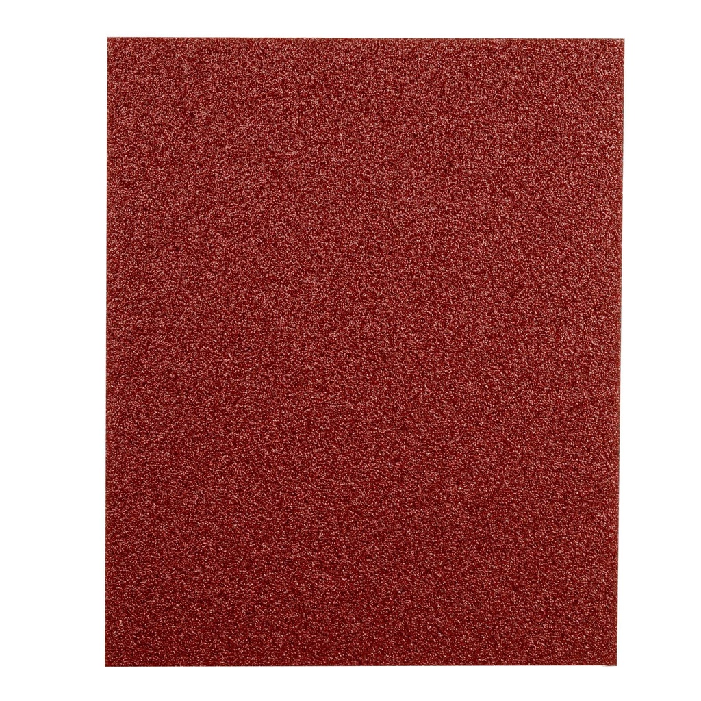 Lija de esmeril roja grano 50 de óxido de aluminio, Truper