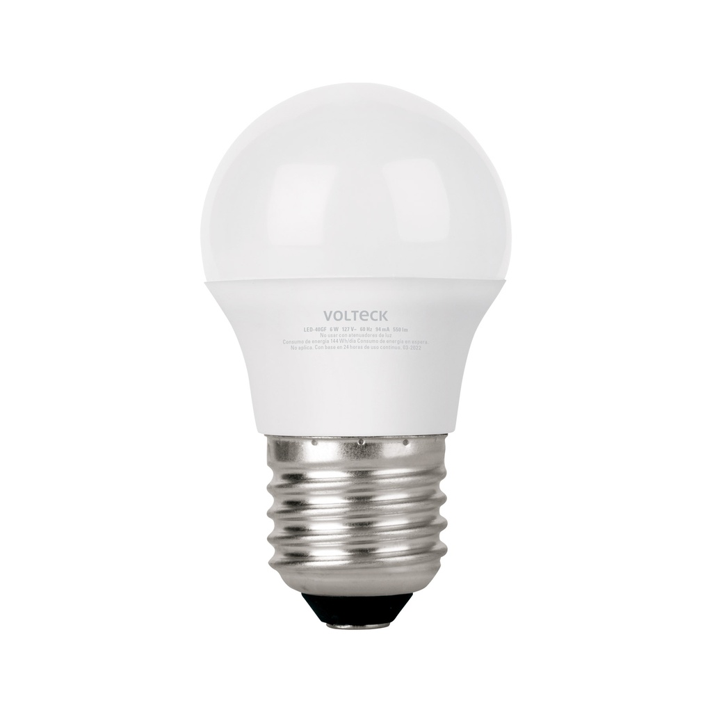 Lámpara LED G45 6 W (equiv. 40 W), luz de día, blíster