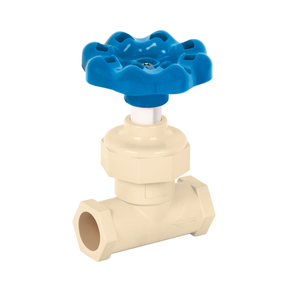 [42018] Válvula globo de CPVC 1/2' maneral volante, Foset