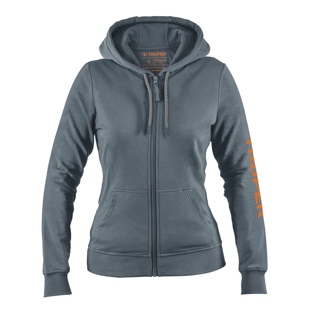 Sudadera gris para dama, talla M, Truper