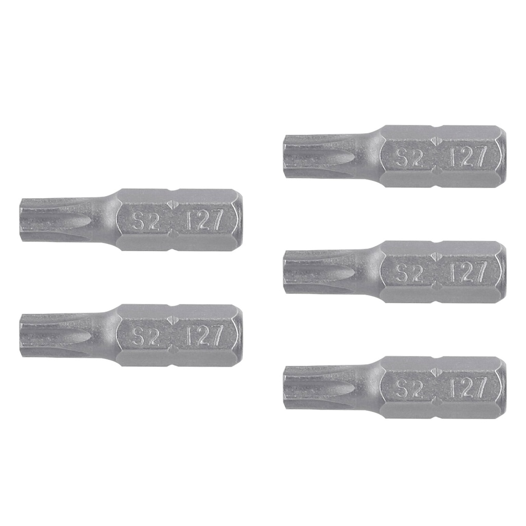 [12203] Estuche con 5 puntas torx T27 largo 1', Truper Expert