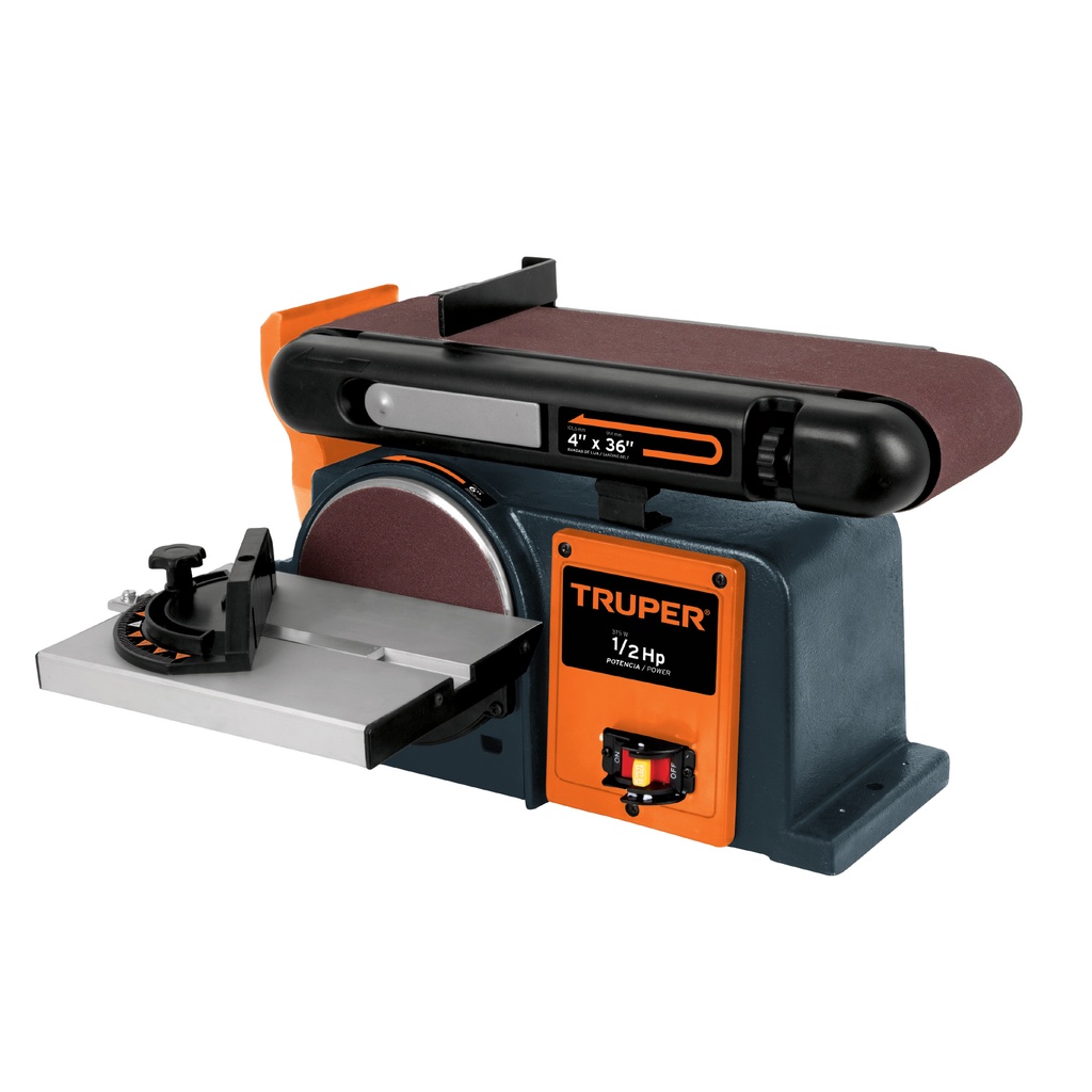 [12110] Lijadora de banda y disco 4 x 6' de 375 W (1/2 HP), Truper