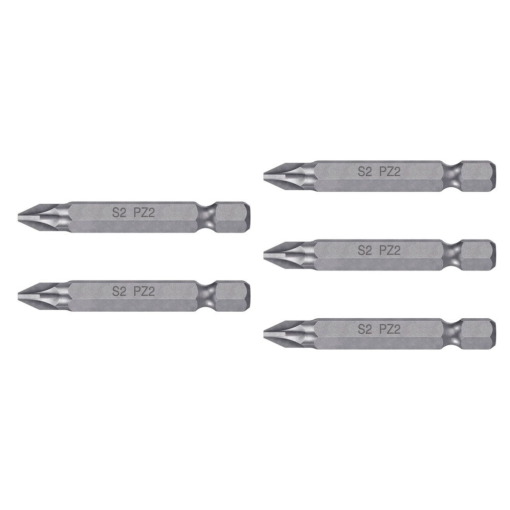 [12162] Estuche con 5 puntas pozidriv PZ2 largo 2', Truper Expert