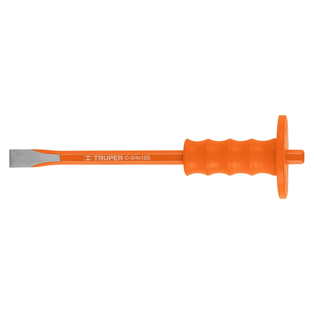 [12172] Cincel de corte frío 3/4 X 12' con grip, Truper
