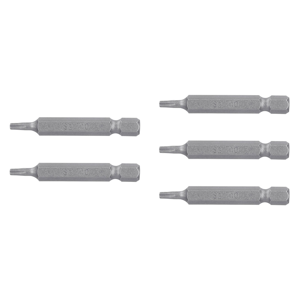 [12213] Estuche con 5 puntas torx T10 largo 2', Truper Expert