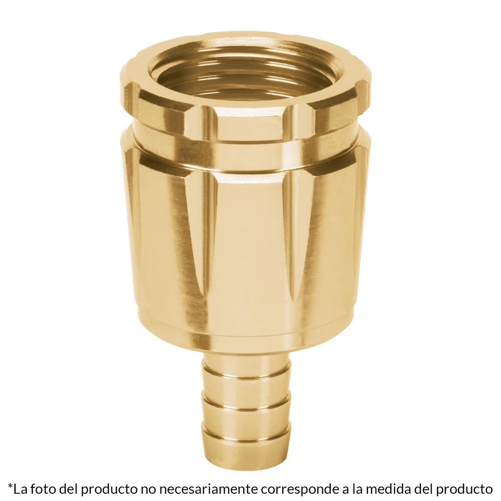 Conector 5/8' hembra robusto de aluminio, Truper