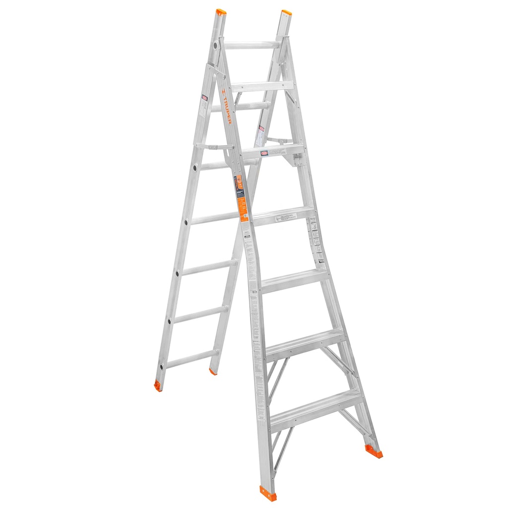 Escalera de combinación, tipo ll, 13 escalones, Truper