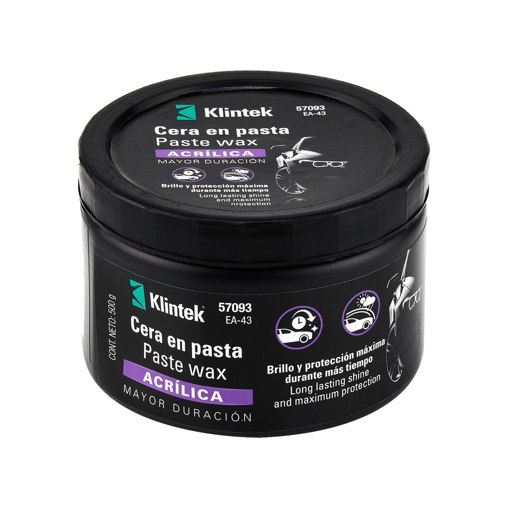 [57093] Cera pasta acrílica para auto, 500 g, Klintek