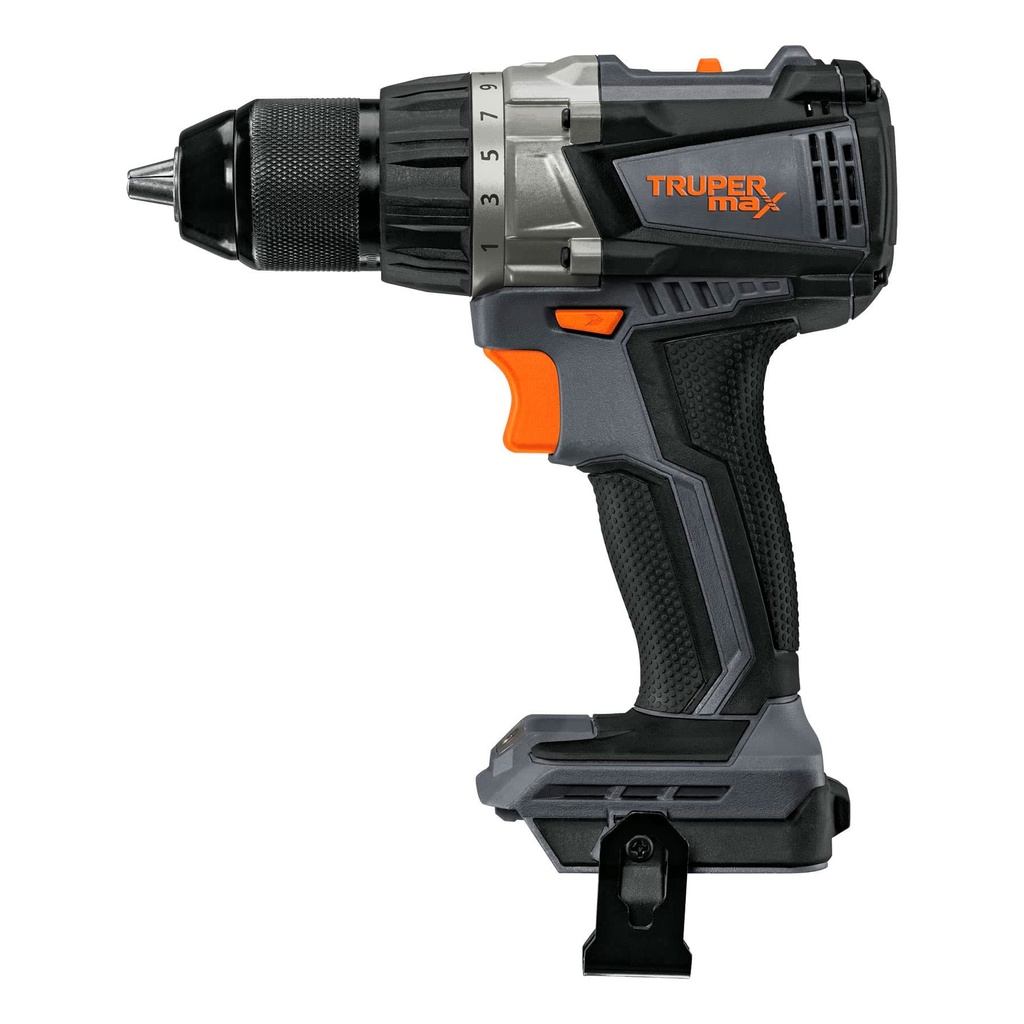 Taladro inalámbrico 1/2', 20V, s/accesorios, Truper MAX