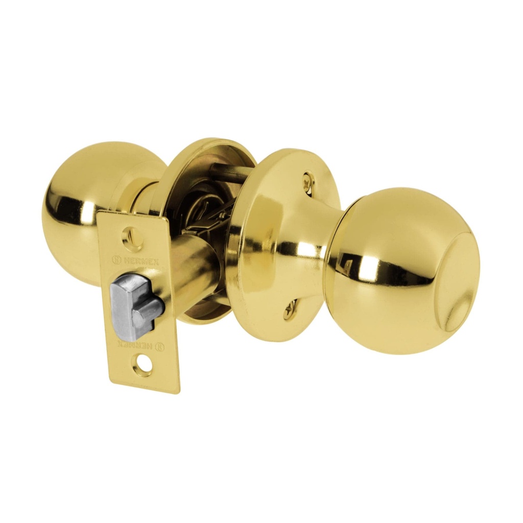 [28067] Cerradura esfera tubular, entrada, brillante, blíster, Basic