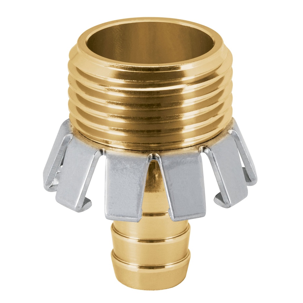 Conector 1/2' macho tipo garra de aluminio, Truper