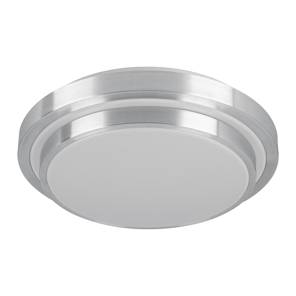 Luminario LED 24 W plafón decorativo metálico luz día, Basic