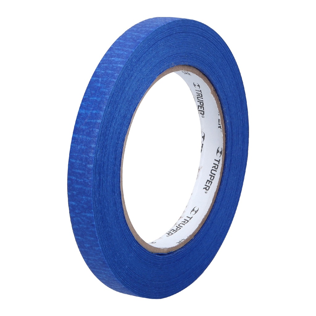 Cinta masking tape azul de 1/2' x 50 m, Truper