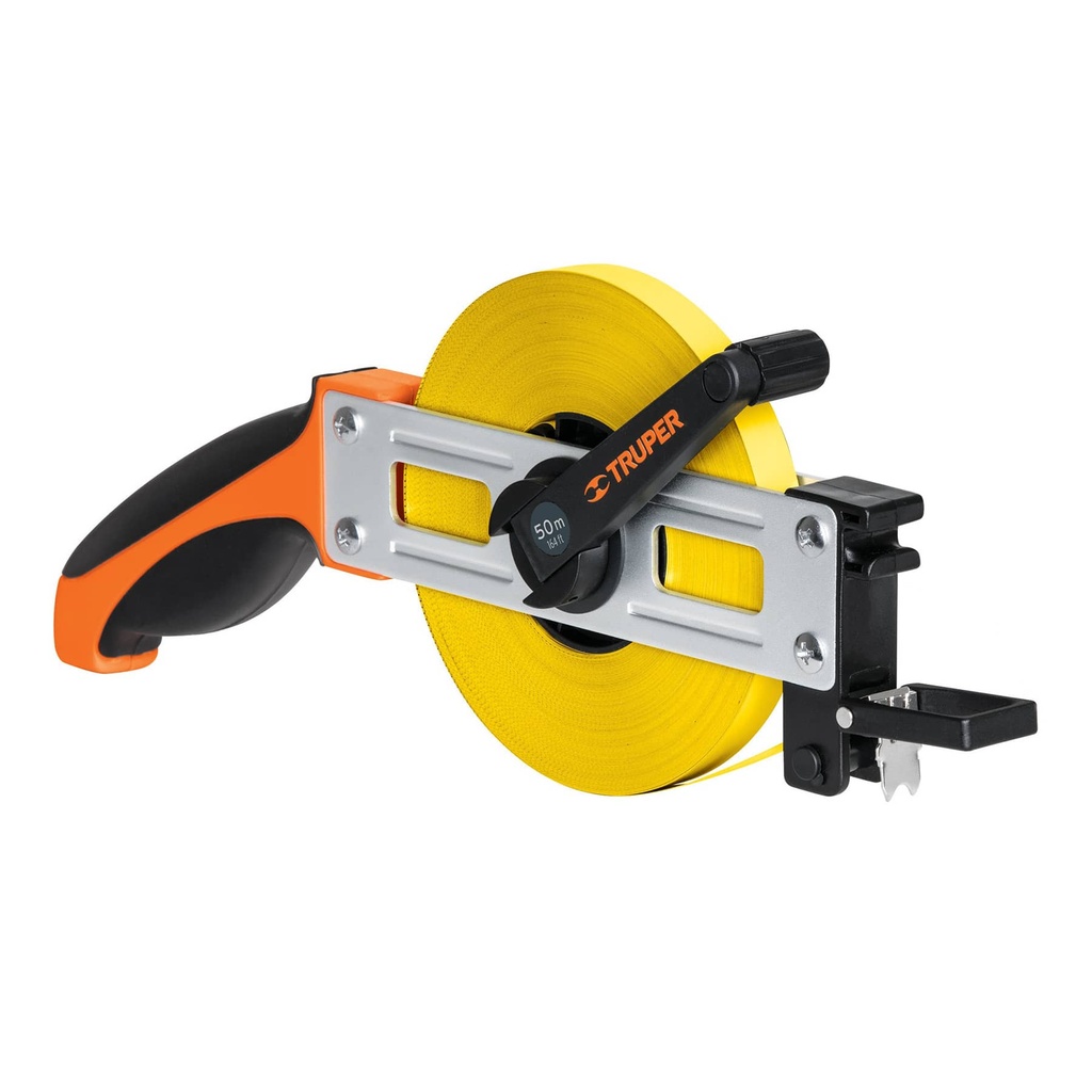 [12649] Cinta larga 50 m metálica, tipo cruceta, Truper