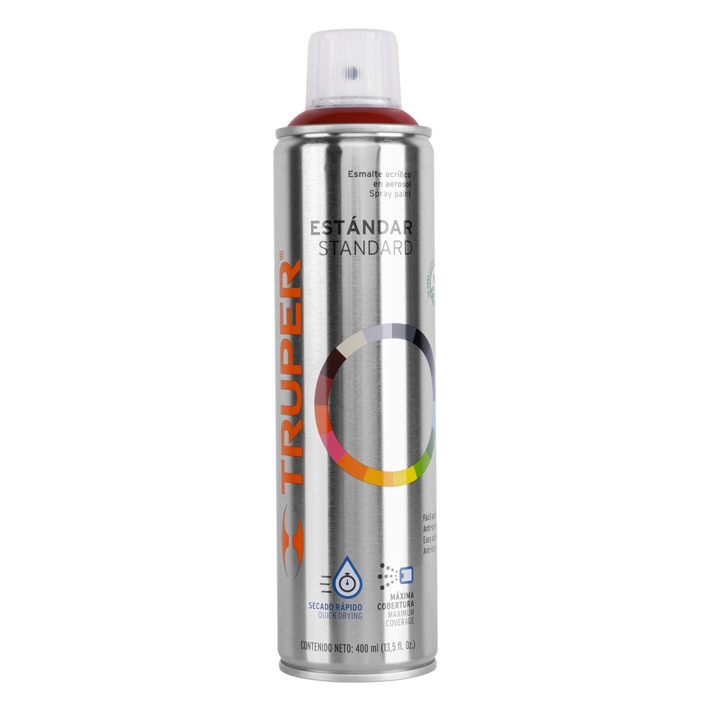 Pintura en aerosol, guinda, bote esbelto, 400 ml