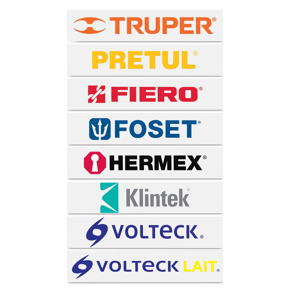 Logotipos de vinil autoadherible de 60 cm, Truper