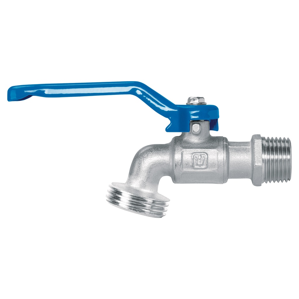 Llave de esfera de latón 1/2', 140 g, s/adaptador, Foset
