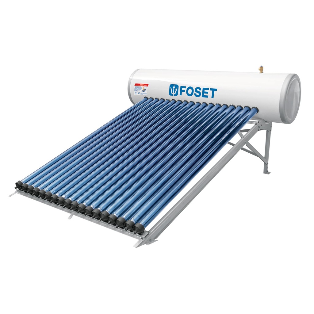 Calentador solar de agua Heat Pipe 18 tubos 200L, 5 personas