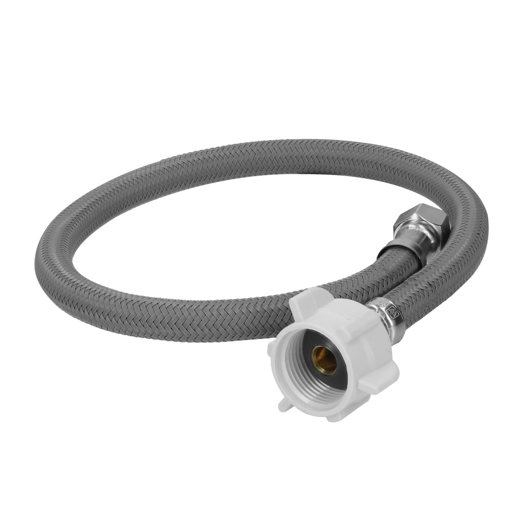 [45504] Manguera WC, vinilo, 3/8'x7/8', 40 cm, conector plástico